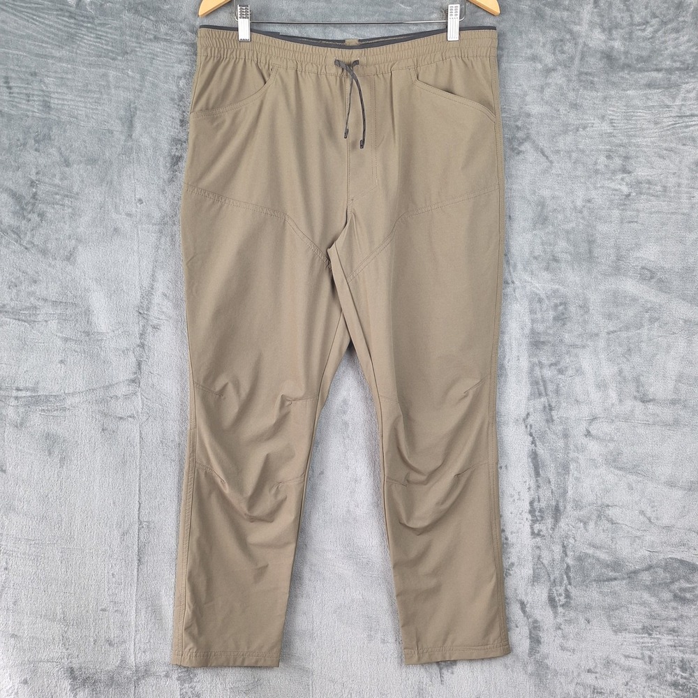 Kuhl Pants Mens Large Short Khaki Dissipatr Air Chino Performance Hiking Outdoor